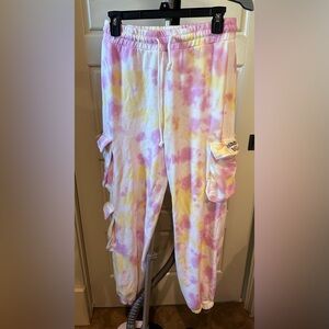 Forever 21 Tie Dye “Cargo” Sweatpants. EUC (just worn a couple of times). Medium